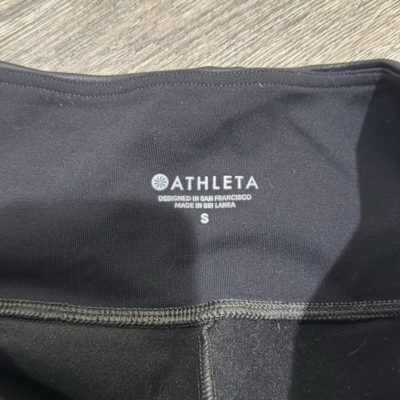 • Athleta • Women’s All Over Glam Leggings Faux Leather Black Small - Picture 5 of 5